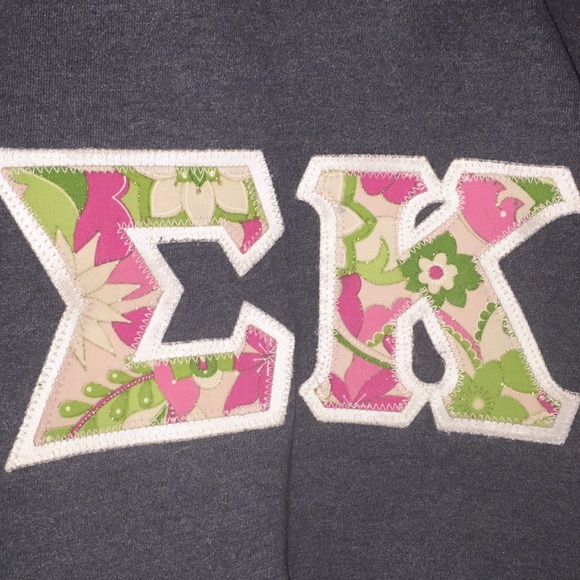 Sigma Kappa, Stitched Letters sweater - Picture 2 of 3